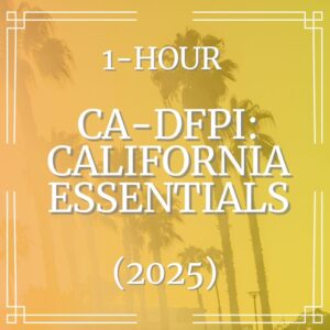 1-Hour CA-DFPI SAFE: California Essentials (2025)